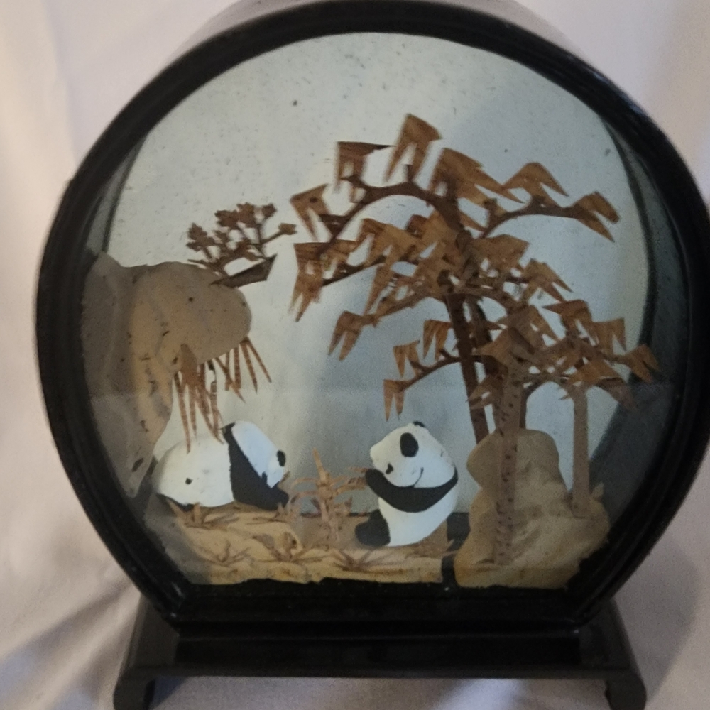 Black and White Panda Diorama